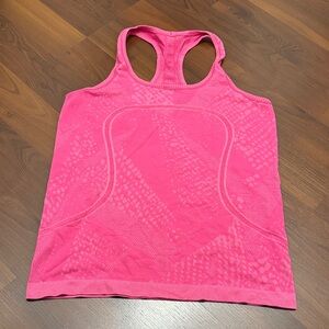 Lululemon Athletica Vibrant Pink Tank Top